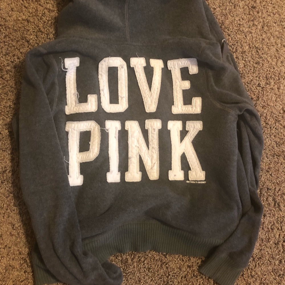 VS pink fleece hoodie!
